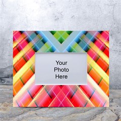 Graphics Colorful Colors Wallpaper Graphic Design White Tabletop Photo Frame 4 x6  by Amaryn4rt