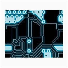 A Completely Seamless Background Design Circuitry Small Glasses Cloth (2 Sides) by Amaryn4rt