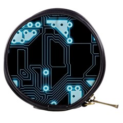 A Completely Seamless Background Design Circuitry Mini Makeup Bag by Amaryn4rt