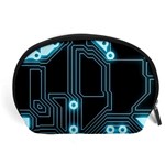 A Completely Seamless Background Design Circuitry Accessory Pouch (Large) Front