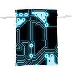 A Completely Seamless Background Design Circuitry Lightweight Drawstring Pouch (xl) by Amaryn4rt