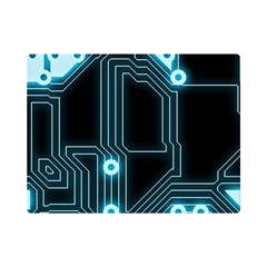 A Completely Seamless Background Design Circuitry Premium Plush Fleece Blanket (mini) by Amaryn4rt