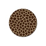 Giraffe Animal Print Skin Fur Magnet 3  (Round) Front