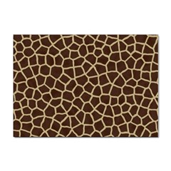 Giraffe Animal Print Skin Fur Sticker A4 (10 pack)