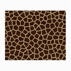 Giraffe Animal Print Skin Fur Small Glasses Cloth by Amaryn4rt