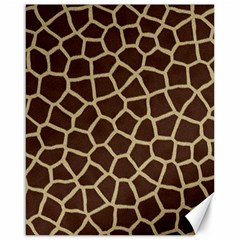 Giraffe Animal Print Skin Fur Canvas 16  x 20 