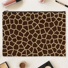 Giraffe Animal Print Skin Fur Cosmetic Bag (XXXL)