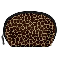 Giraffe Animal Print Skin Fur Accessory Pouch (large) by Amaryn4rt