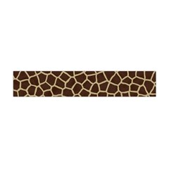 Giraffe Animal Print Skin Fur Premium Plush Fleece Scarf (Mini)