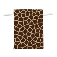 Giraffe Animal Print Skin Fur Lightweight Drawstring Pouch (S)