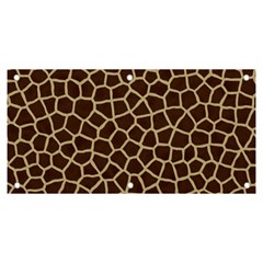 Giraffe Animal Print Skin Fur Banner And Sign 6  X 3  by Amaryn4rt