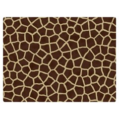 Giraffe Animal Print Skin Fur Premium Plush Fleece Blanket (Extra Small)