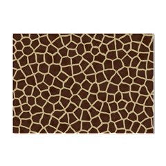 Giraffe Animal Print Skin Fur Crystal Sticker (A4)