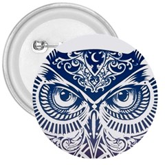 Owl 3  Buttons by Amaryn4rt