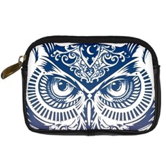 Owl Digital Camera Leather Case by Amaryn4rt