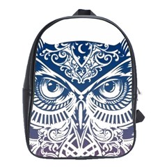 Owl School Bag (large) by Amaryn4rt