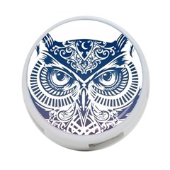 Owl 4-port Usb Hub (two Sides) by Amaryn4rt