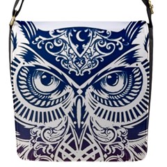 Owl Flap Closure Messenger Bag (s) by Amaryn4rt