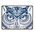 Owl Two Sides Fleece Blanket (Small) 45 x34  Blanket Front