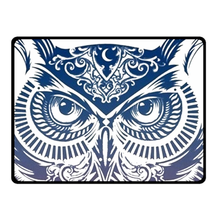 Owl Two Sides Fleece Blanket (Small)