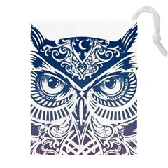 Owl Drawstring Pouch (4xl) by Amaryn4rt