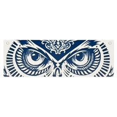 Owl Banner And Sign 6  X 2  by Amaryn4rt