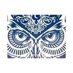 Owl Premium Plush Fleece Blanket (mini) by Amaryn4rt