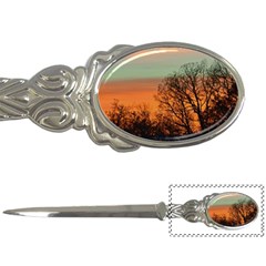 Twilight Sunset Sky Evening Clouds Letter Opener by Amaryn4rt