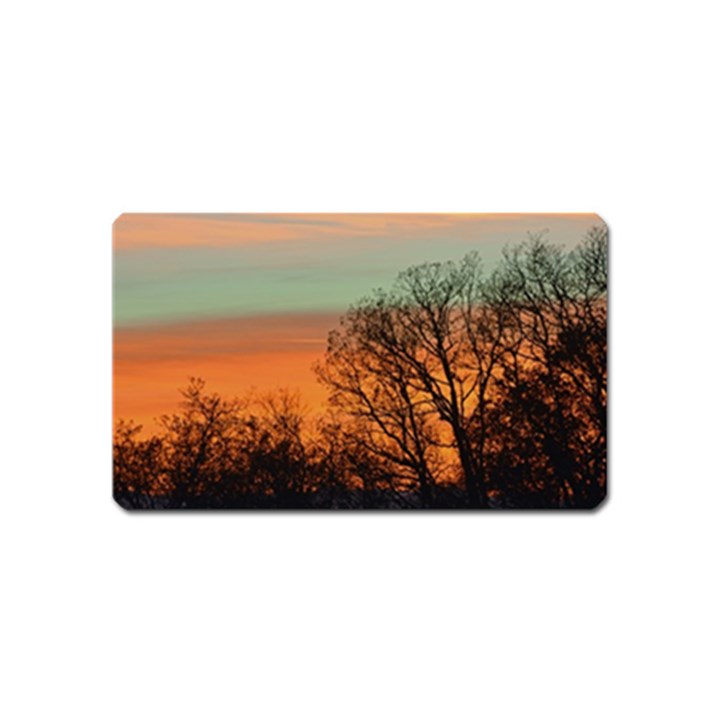 Twilight Sunset Sky Evening Clouds Magnet (Name Card)