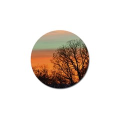 Twilight Sunset Sky Evening Clouds Golf Ball Marker