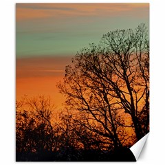 Twilight Sunset Sky Evening Clouds Canvas 8  X 10  by Amaryn4rt