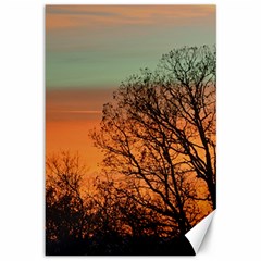 Twilight Sunset Sky Evening Clouds Canvas 12  X 18  by Amaryn4rt