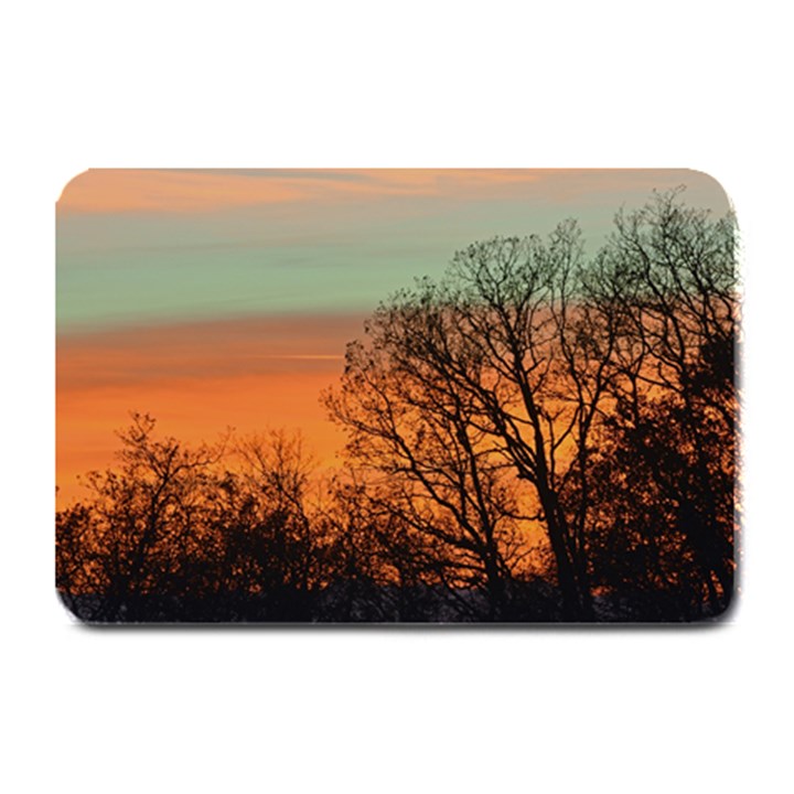 Twilight Sunset Sky Evening Clouds Plate Mats