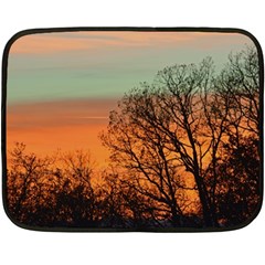 Twilight Sunset Sky Evening Clouds Fleece Blanket (mini) by Amaryn4rt