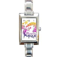 Mom Made Me Queen Rectangle Italian Charm Watch by Merikyns