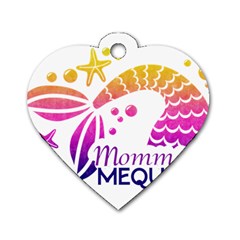 Mom Made Me Queen Dog Tag Heart (one Side) by Merikyns