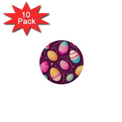 Easter Eggs Egg 1  Mini Buttons (10 Pack)  by Ravend