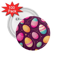 Easter Eggs Egg 2 25  Buttons (100 Pack)  by Ravend