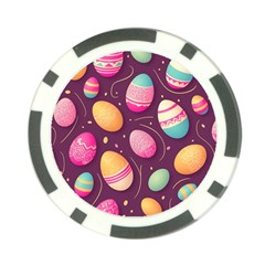 Easter Eggs Egg Poker Chip Card Guard by Ravend