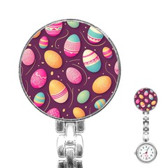 Easter Eggs Egg Stainless Steel Nurses Watch by Ravend