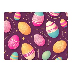 Easter Eggs Egg Two Sides Premium Plush Fleece Blanket (mini) by Ravend