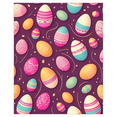 Easter Eggs Egg Drawstring Bag (small) by Ravend