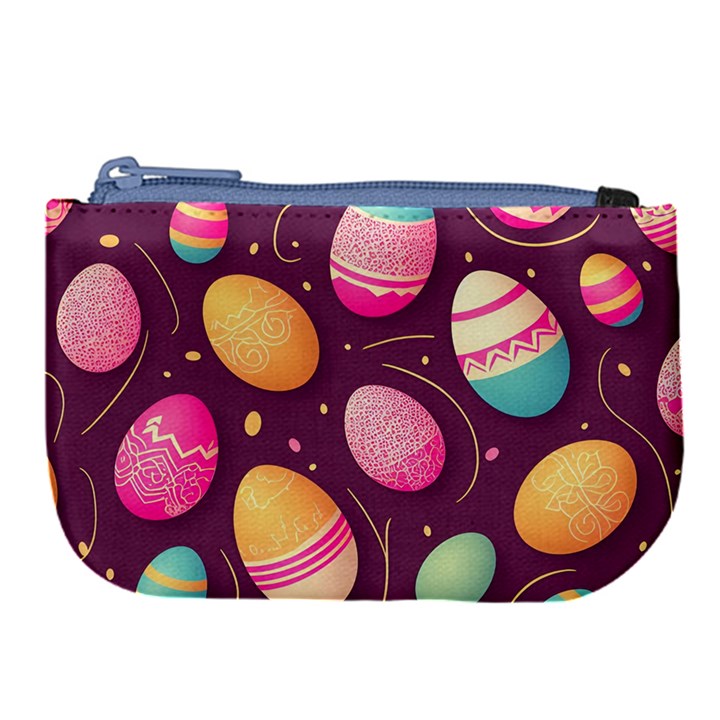 Easter Eggs Egg Large Coin Purse