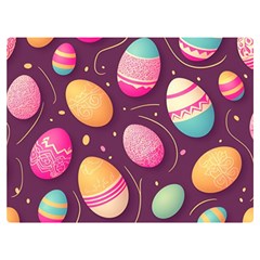 Easter Eggs Egg Premium Plush Fleece Blanket (extra Small) by Ravend