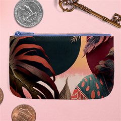 Leaves Foliage Plants Large Coin Purse by Ravend