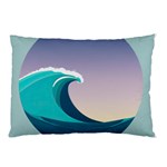 Tsunami Tidal Wave Wave Minimalist Ocean Sea 4 Pillow Case (Two Sides) Front