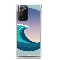 Tsunami Tidal Wave Wave Minimalist Ocean Sea 4 Samsung Galaxy Note 20 Ultra Tpu Uv Case by Wegoenart