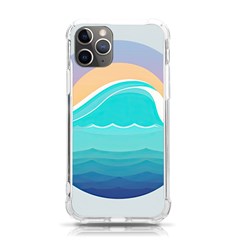 Tsunami Tidal Wave Wave Minimalist Ocean Sea Iphone 11 Pro 5 8 Inch Tpu Uv Print Case by Wegoenart