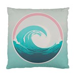 Tidal Wave Ocean Sea Tsunami Wave Minimalist Standard Cushion Case (One Side) Front