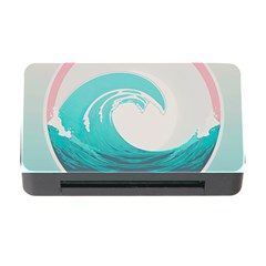 Tidal Wave Ocean Sea Tsunami Wave Minimalist Memory Card Reader With Cf by Wegoenart